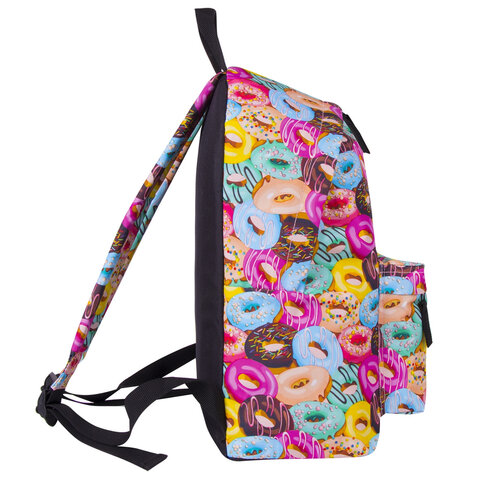 Рюкзак школьный Brauberg &quot;Donuts&quot;, 20л, 41х32х14см (228862)