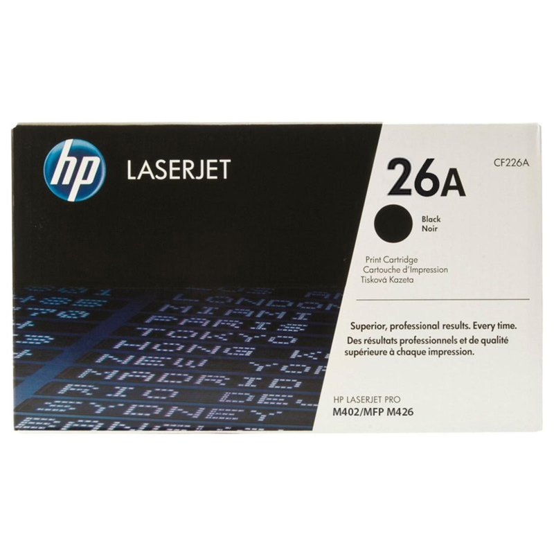 Картридж оригинальный HP 26A CF226A (3100 страниц) черный