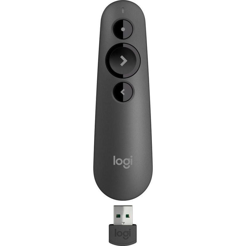 Презентер Logitech R500, радиус действия 20м, черный (910-005386)