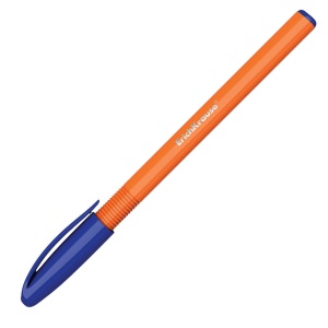 Ручка шариковая Erich Krause U-108 Orange (0.3мм, синий цвет чернил, масляная основа, корпус оранжевый) (47582)