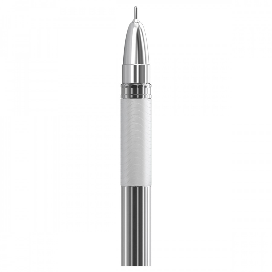 Ручка гелевая Berlingo Standard (0.3мм, черный, резиновая манжетка, игольчатый наконечник) 1шт. (CGp_50011)