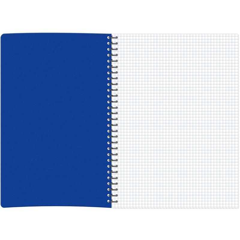 Бизнес-тетрадь А4 Attache Plastic, 120 листов, синяя, клетка, спираль (218x295мм), 22шт.