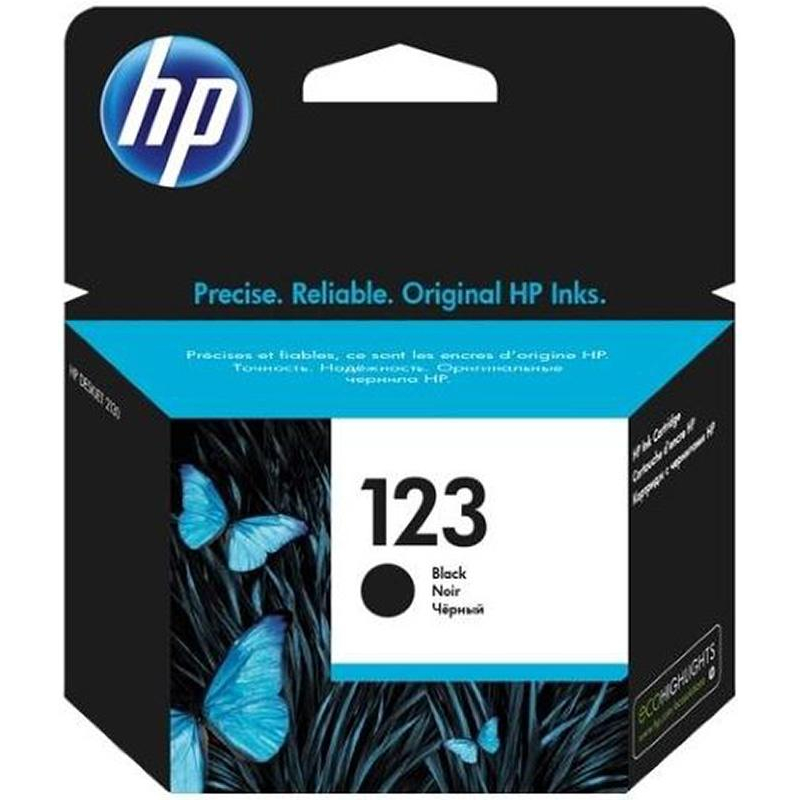 Картридж оригинальный HP 123 F6V17AE (190 страниц) черный