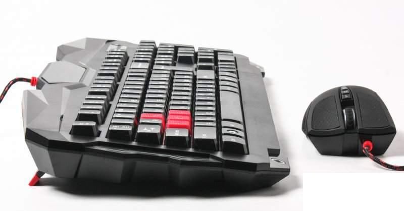 Набор клавиатура+мышь A4 Q2100/B2100 (Q210+Q9), проводной, USB, черный (Q2100/B2100)
