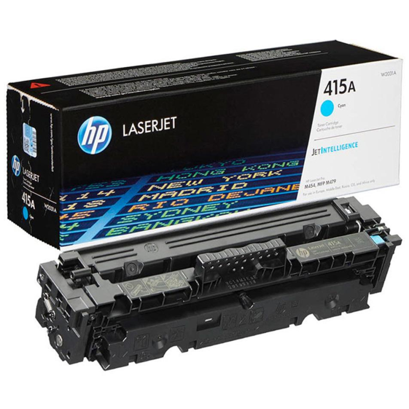 Картридж оригинальный HP 415A W2031A (2100 страниц) голубой