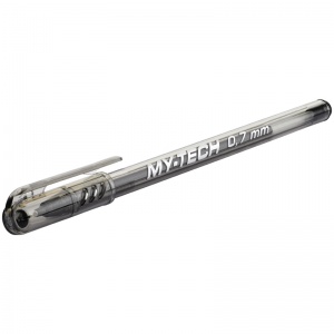 Ручка шариковая Pensan My-Tech (0.7мм, черный цвет чернил, игольчатый стержень, масляная) 25шт. (2240/25)