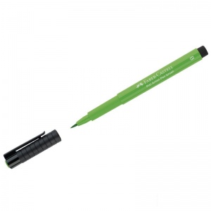 Ручка капиллярная Faber-Castell "Pitt Artist Pen Brush" (кисть, круглая) цвет 112 зеленая листва, 10шт. (167412)