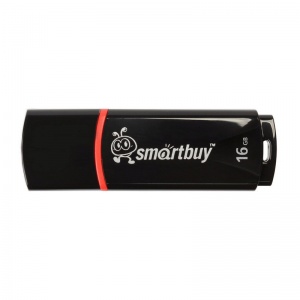 Флэш-диск USB 16Gb SmartBuy Crown, черный