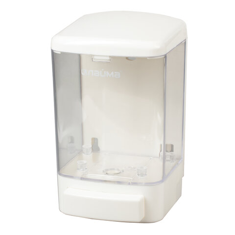 Диспенсер для жидкого мыла Лайма, 1000мл, ABS-пластик белый (601794), 50шт.