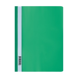 Папка-скоросшиватель Стамм (А4, 160мкм, до 100л., пластик) зеленая (ММ-32252)