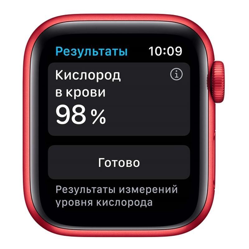 Смарт-часы Apple Watch Series 6, красные (M00M3RU/A)