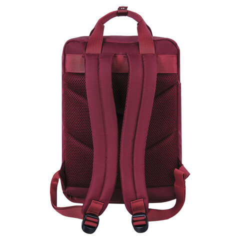 Рюкзак молодежный Brauberg Friendly, бордовый, 37х26х13см (270090)