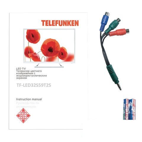 LED телевизор 32&quot; Telefunken TF-LED32S63T2S, HD, 16:9, белый