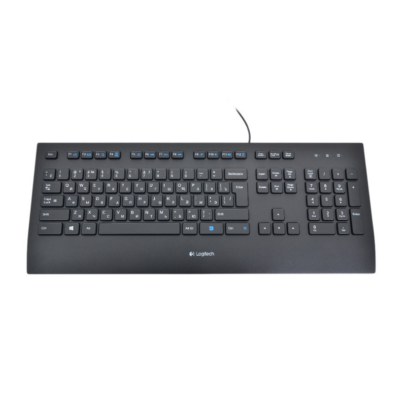 Клавиатура Logitech K280E, USB, черный (920-005215)