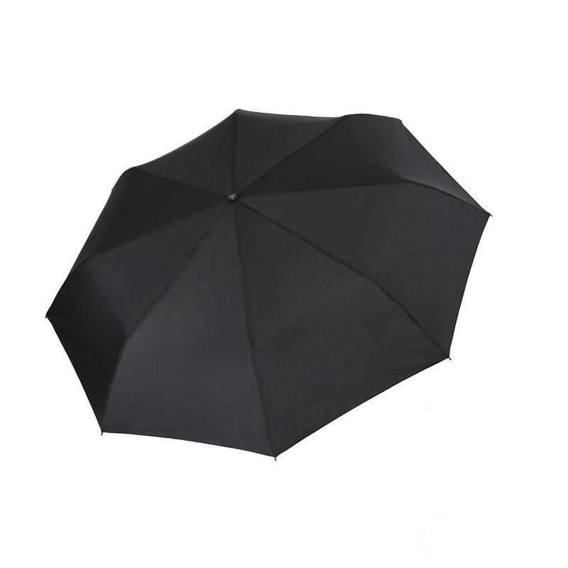 Зонт мужской Fabretti автоматический, 3 сложения, черный (M-1801)