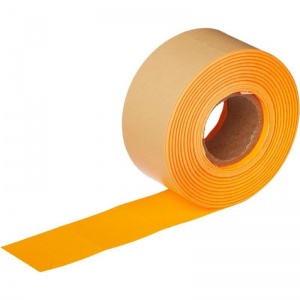 Этикет-лента 29х28мм, оранжевая прямоугольная, 10 рулонов по 700шт.