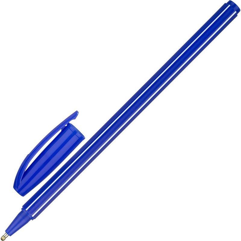 Ручка шариковая одноразовая Attache Economy (0.7мм, синий цвет чернил, синий корпус) 1шт.