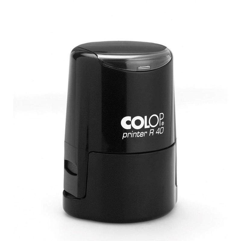 Оснастка для печати Colop Printer R40 (d=40мм, круглая, пластик, с крышечкой) черная
