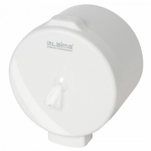 Диспенсер для туалетной бумаги рулонной Лайма Professional Original T8, белый, ABS-пластик (605769)