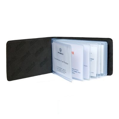 Визитница карманная Attache Selection (на 32 визитки, кожзам, 65х110мм) красная (V010103)
