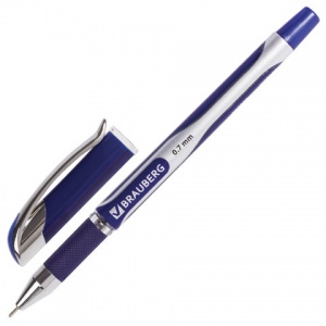 Ручка шариковая Brauberg Sigma Plus (0.35мм, синий цвет чернил, масляная основа) 1шт. (OBP111)