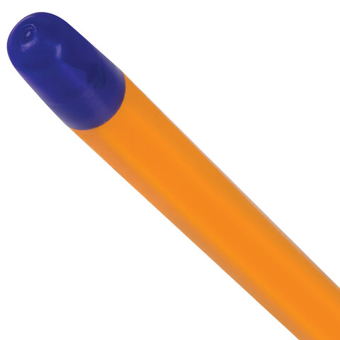 Ручка шариковая Staff (0.5мм, синий цвет чернил, оранжевый корпус) 50шт. (142661)