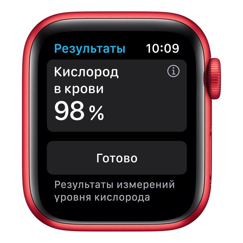Смарт-часы Apple Watch Series 6, красные (M00A3RU/A)