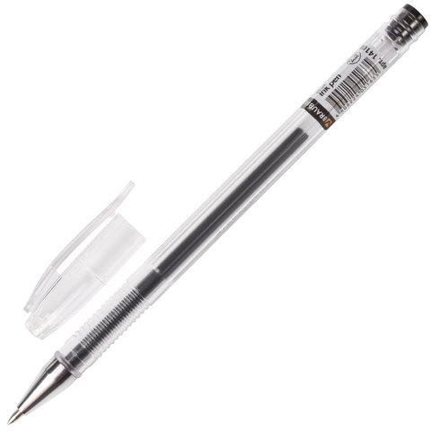 Ручка гелевая Brauberg Jet (0.35мм, черный) 1шт. (141018)