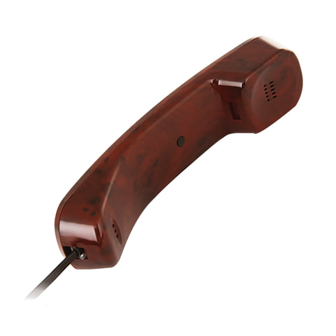 Проводной телефон Ritmix RT-320 coffee marble, блокировка набора ключом, коричневый (15118552)