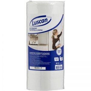 Салфетка хозяйственная Luscan (22x23см) нетканая, 70шт. в рулоне, 20 уп.