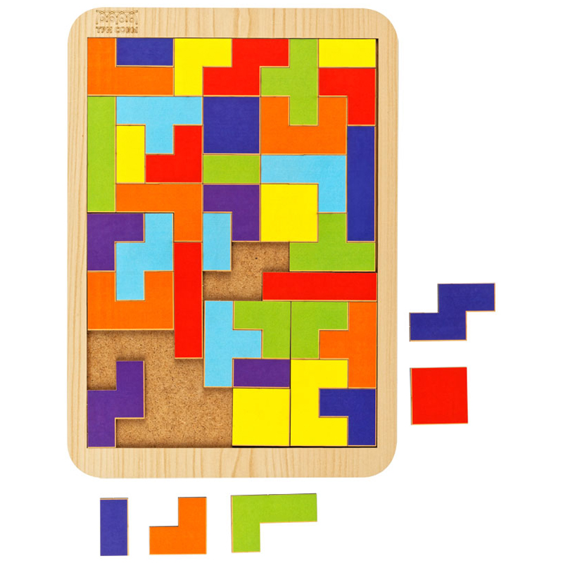 Игра-головоломка Три Совы &quot;Тетрис большой&quot;, яркие цвета, дерево (ГЛ00005)