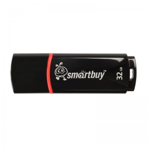 Флэш-диск USB 32Gb SmartBuy Crown, USB2.0, черный (SB32GbCRW-K)