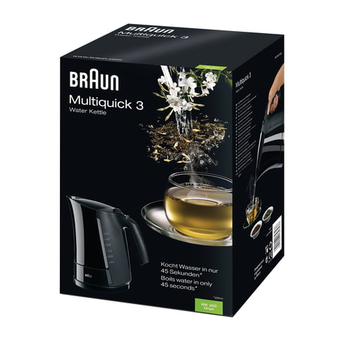 Чайник электрический Braun WK300, 2280Вт, черный (WK300 BLACK)