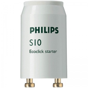 Стартер для люминесцентных ламп Philips S10 (4-65Вт, 220-240В), 1шт. (871150069769133)
