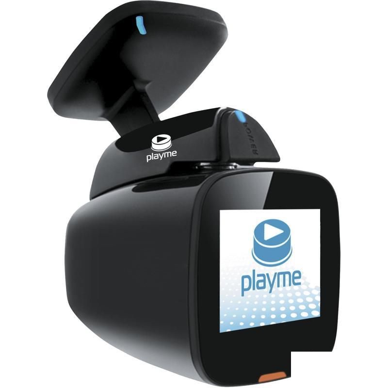 Автомобильный видеорегистратор PlayMe Uni, черный