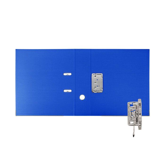 Папка с арочным механизмом inФОРМАТ (75мм, А4, картон/двухсторонее покрытие пвх) ярко-синяя