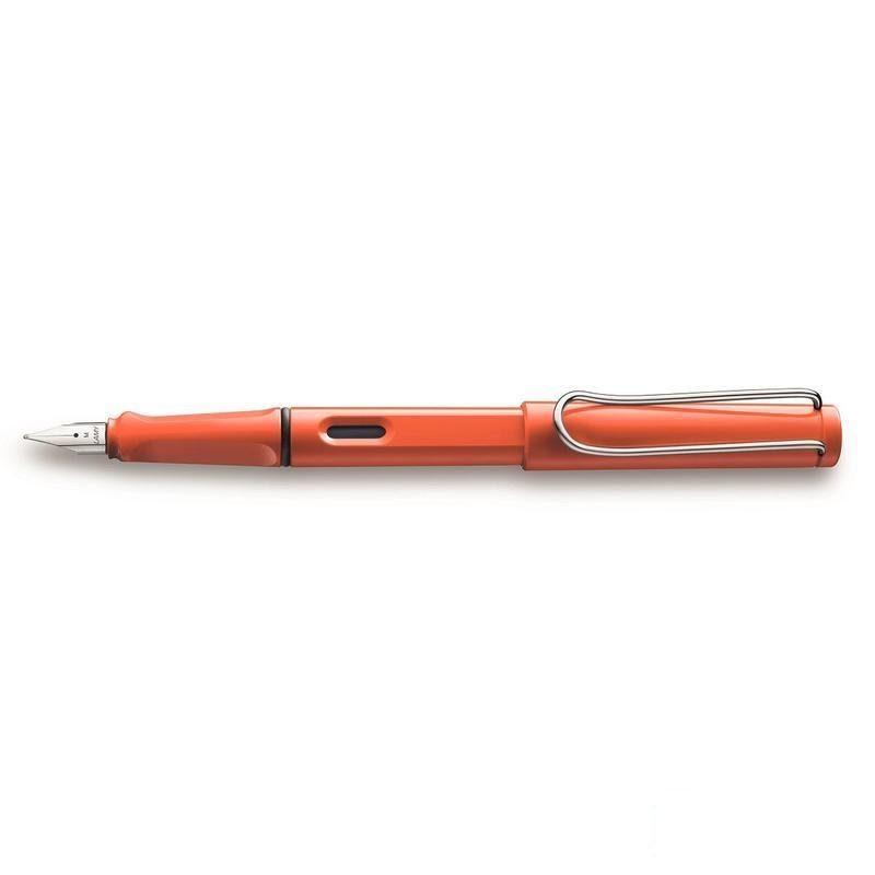 Набор письменных принадлежностей Lamy Safari (перьевая ручка красного цвета, картриджи)