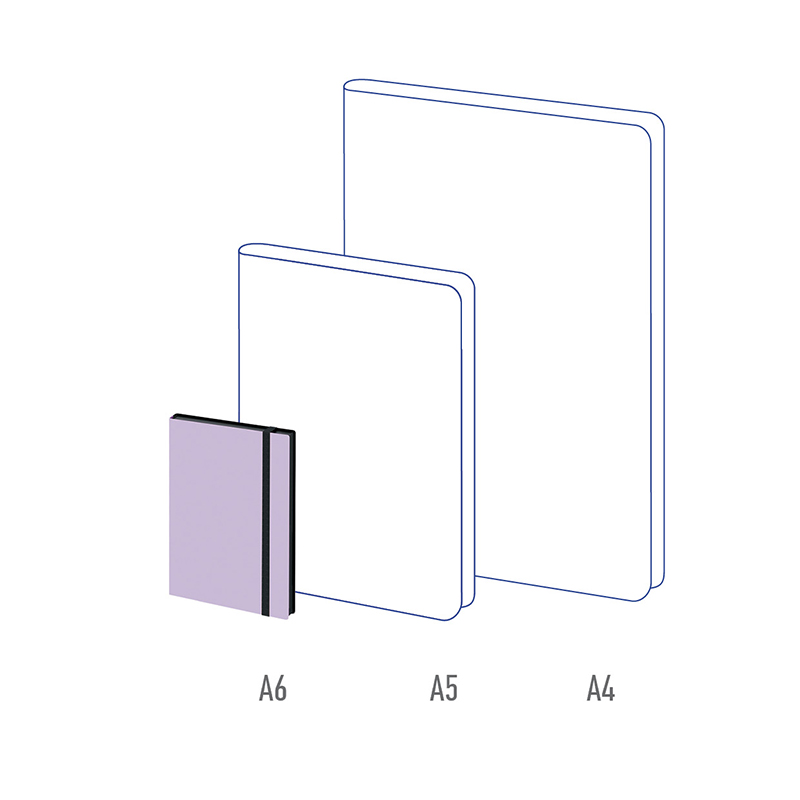Записная книжка А6 Berlingo &quot;Instinct&quot;, 80 листов, черный срез, черный/лаванда, с резинкой (NB0_91603), 20шт.
