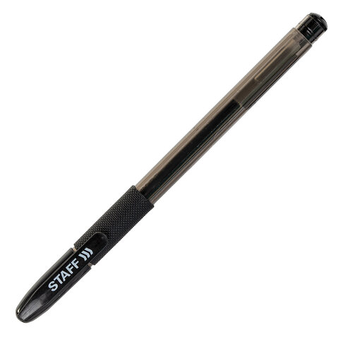 Ручка гелевая Staff &quot;Basic&quot; (0.35мм, черный, держатель) 36шт. (143677)