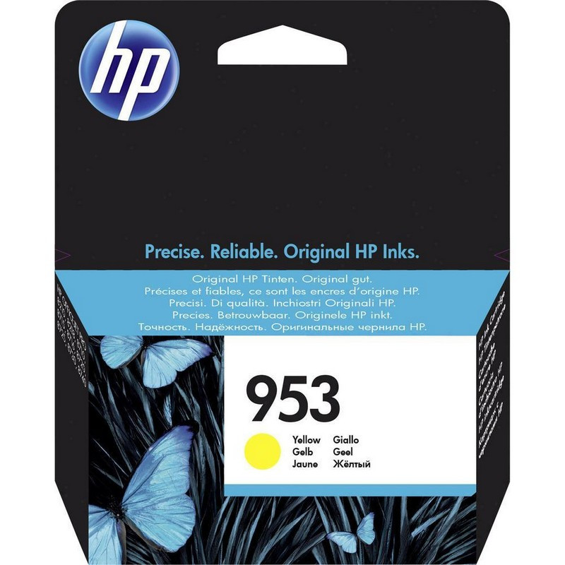 Картридж оригинальный HP 953 F6U14AE (700 страниц) желтый