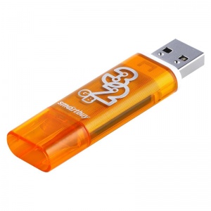Флэш-диск USB 32Gb SmartBuy Glossy (SB32GBGS-Or)