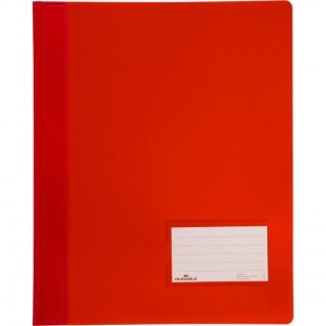 Папка-скоросшиватель Durable Duralux (А4, пластик) красная (2680-03)