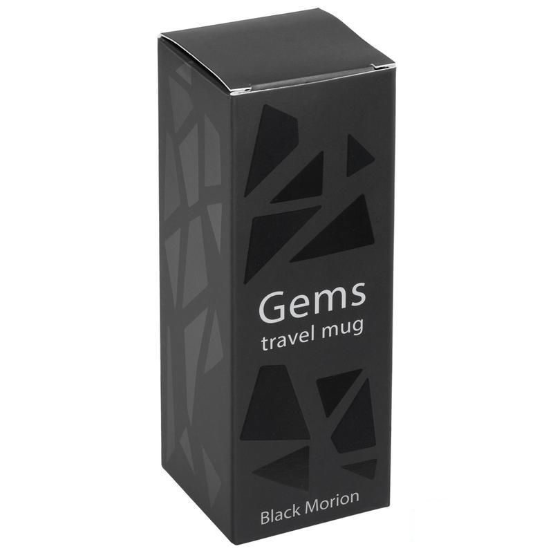 Термостакан Gems Black Morion, 470мл, черный