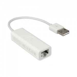 Адаптер Apple MC704ZM-A, USB - Ethernet Adapter (RJ-45), белый (MC704ZM-A)