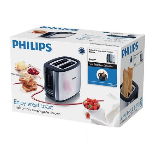 Тостер Philips HD2658/20, серебристый (HD2658/20)