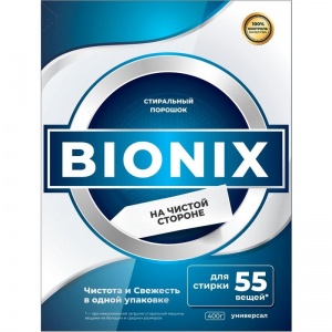 Стиральный порошок-автомат Bionix, 400г, 24шт.