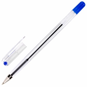 Ручка шариковая MunHwa Option (0.3мм, синий цвет чернил, масляная основа) (OP-02), 12шт.