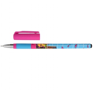 Ручка гелевая Lorex Neon Madness Slim Soft Grip (0.5мм, синий, прорезин. корпус) 1шт.