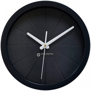 Часы настенные аналоговые Gelberk GL-905, круглые, 28,5x28,5см (GL-905)
