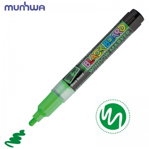 Маркер меловой MunHwa Black Board Marker (3мм, зеленый, водная основа) 576шт. (BM-04)